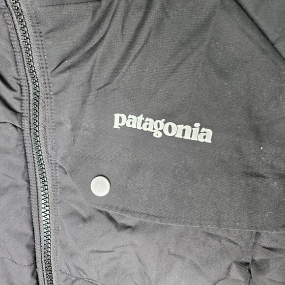 Patagonia Women's Recco Insulated Ski Jacket Sz M Black Snow Winter Sports - Picture 7 of 15